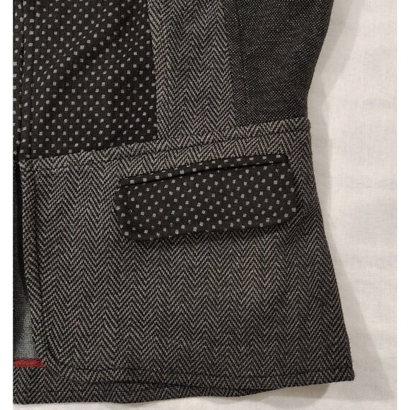 Coldwater Creek Herringbone Knit Vest M 10-12 Sleeveless Career Casual Gray - Picture 10 of 16